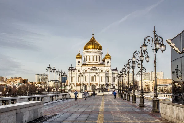 Vista del Templo de Cristo Salvador en Moscú — Foto de Stock