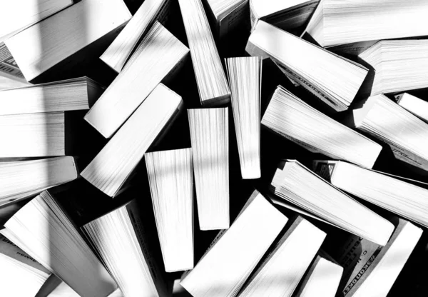 Många Böcker Bokhandel Eller Bibliotek Abstrakt — Stockfoto