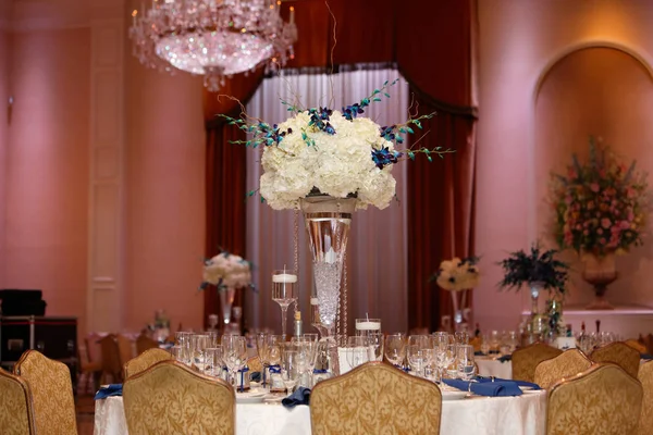 Conjunto de mesa para casamento — Fotografia de Stock