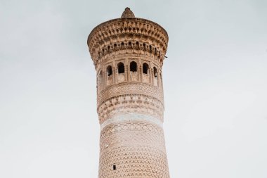 Mimari detay Kalon Minare POI-Kalyan Ensemble, Buhara, Özbekistan