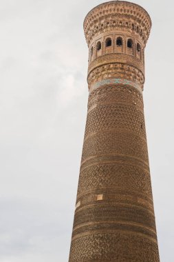 Mimari detay Kalon Minare POI-Kalyan Ensemble, Buhara, Özbekistan