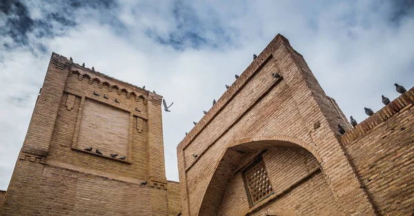 Tarihi şehir buhara antik mimar binalar için arka plan yararlı