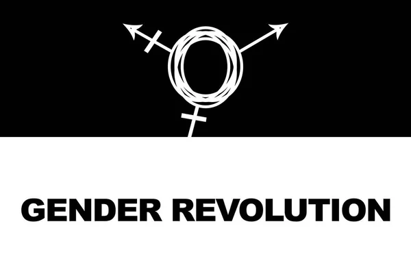 Geslacht revolutie. Transgender symbool — Stockfoto