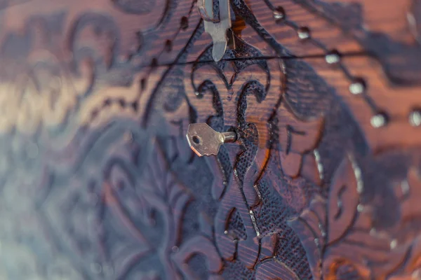 A chest with ornament — Stock Photo, Image