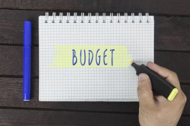 not etmek üstünde yazma el: bütçe