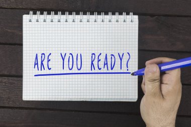 not etmek üstünde yazma el: hazır mısın 