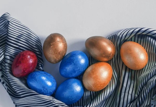 Easter eggs background — Stock Photo, Image