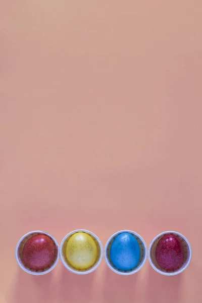 Fondo huevos de Pascua — Foto de Stock