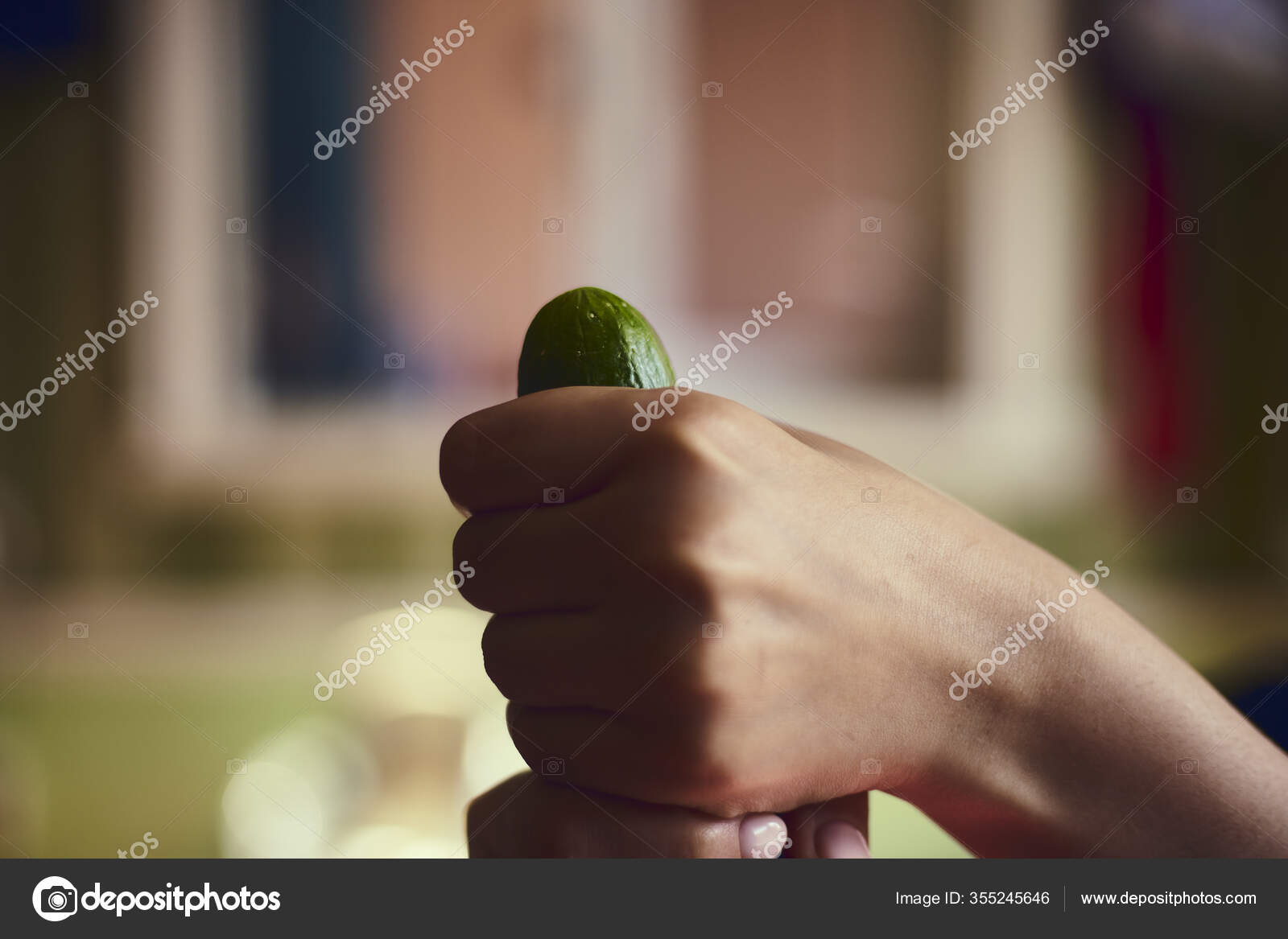 Cucumber Symbol Male Penis Woman Hands Female Holding Cucumber Sexual Stock  Photo by ©golib.tolibov.gmail.com 355245646