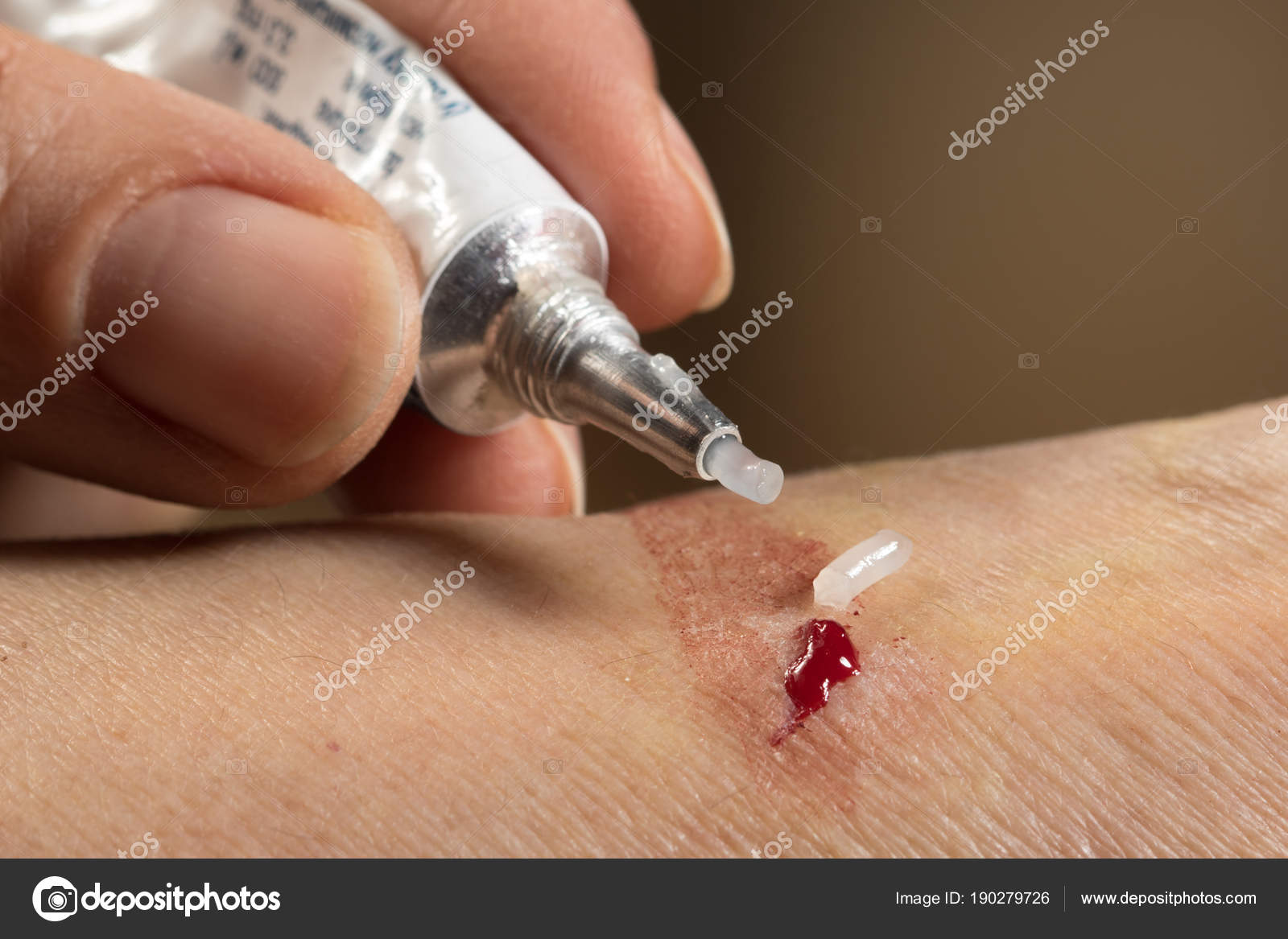 First aid, disinfecting antibiotic cream Stock Photo by ©gezafarkas