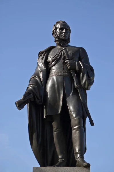 Statue Trafalgar Square London General Charles Napier 1782 1853 Former — Stock Photo, Image