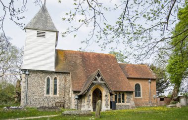Stanford Dingley, Berkshire 'daki St. Denys kilisesi. Kate Middleton, şimdi Prenses Catherine, Cambridge Düşesi, burada vaftiz edildi..