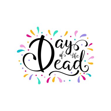 Ölü harf vektör illüstrasyonu günü. 