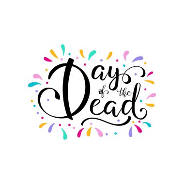 Ölü harf vektör illüstrasyonu günü. 