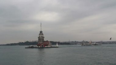 Kız Kulesi görünümü, istanbul city, Türkiye