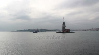 Doğa görüntülemek şehir, Kız Kulesi, istanbul, Kasım 2016, Türkiye