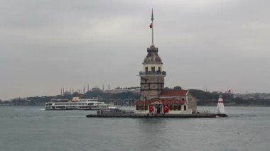 Istanbul City, Kız Kulesi görünümü, Kasım 2016, Türkiye