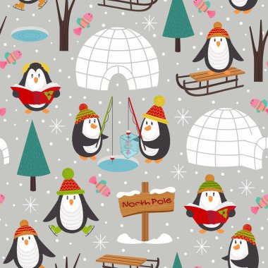 Penguenlerle kusursuz desen 