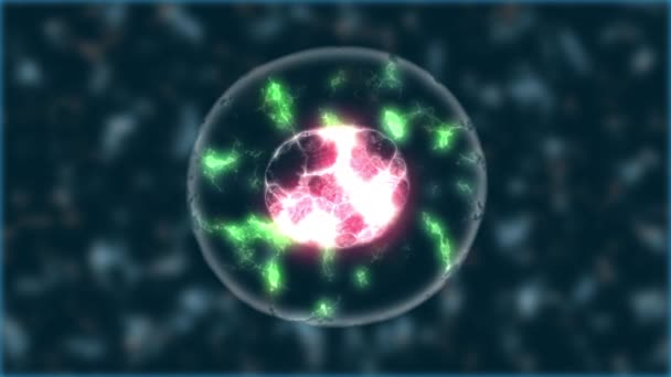 细胞分裂的概念 — 图库视频影像