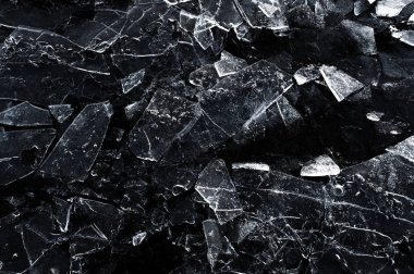 Bahar arka plan - meltinh ve buz çatlamak