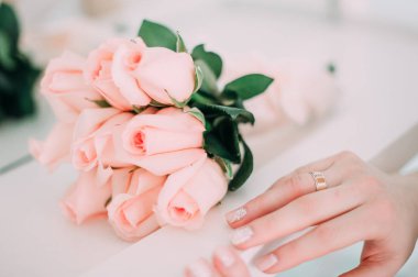 Düğün buketi, çiçek, gül, güzel buket