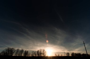 Sping arka plan - nehir, göl, kar, erime, ısınma, environm