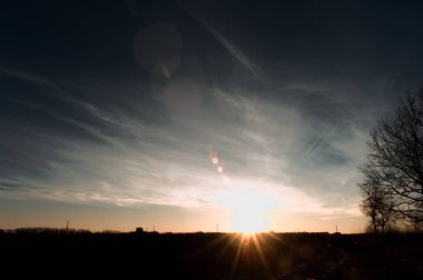 Sping arka plan - nehir, göl, kar, erime, ısınma, environm