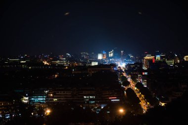 Hangzhou, Çin - 1 Ağustos 2017: Eski tarihi mimari ve müzeler.