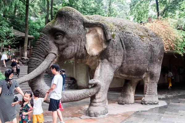 Turistas Zoológico Hangzhou Linda Natureza — Fotografia de Stock