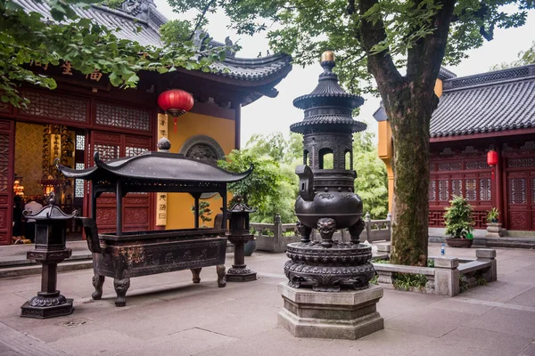 Feilai Feng Lingyin Temple Temple Soul Retreat Complex One Largest — Stock Photo, Image