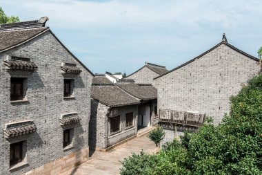 Zhejiang Jiaxing Güney Gölü Sahne Parkı.