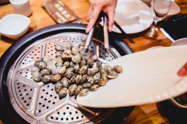 Çin salatası. Sebzeli somon..