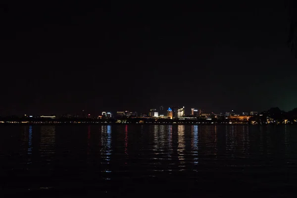 항저우 2017 물에서 도시의 — 스톡 사진