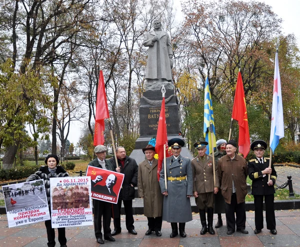 Rallyt lämnade byarna i Ukraina — Stockfoto