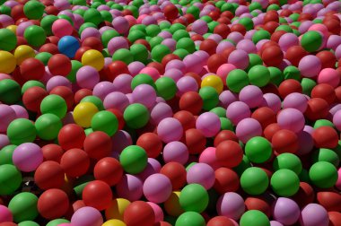 Arka plan ile renkli balls_2