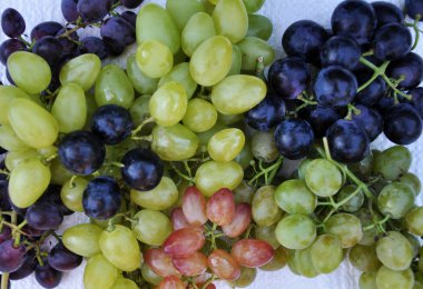 Farklı türde üzümler