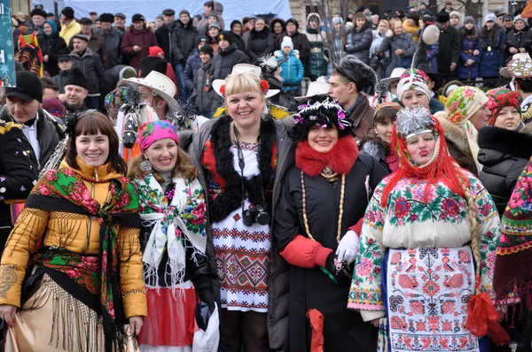 Noel Festivali Malanka Fest_35 — Stok fotoğraf