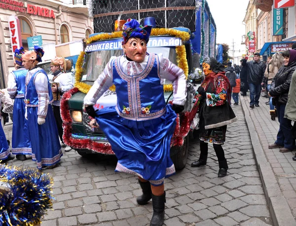 Noel Festivali Malanka Fest_46 — Stok fotoğraf