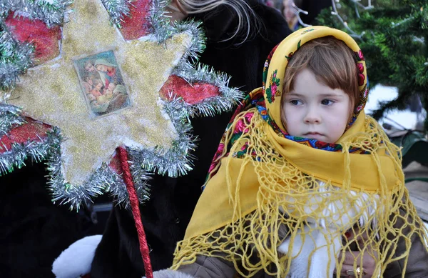 Stad Holiday Kerstmis carols_11 — Stockfoto