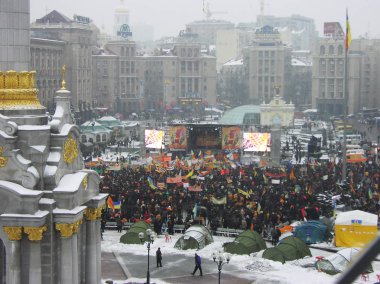 Kiev 2004_39 içinde turuncu Devrimi