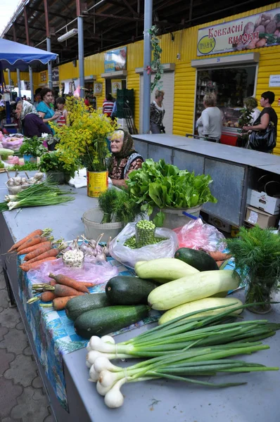 Mercado de Alimentos em Chortkiv _ 8 — Fotografia de Stock