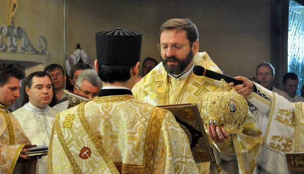 Майор архієпископ Святослав Shevchuk_12 — стокове фото