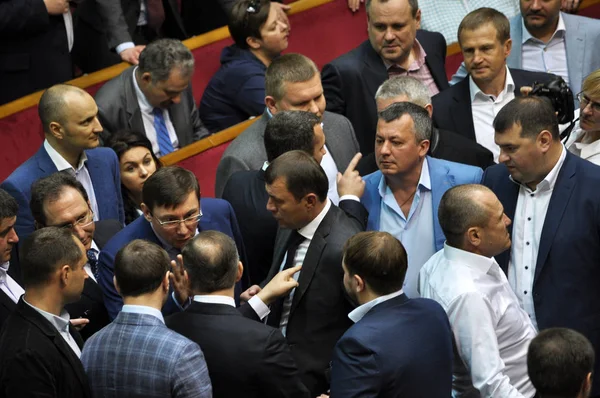 Az ülés a Parlament Verhovna Rada Ukraine_5 — Stock Fotó
