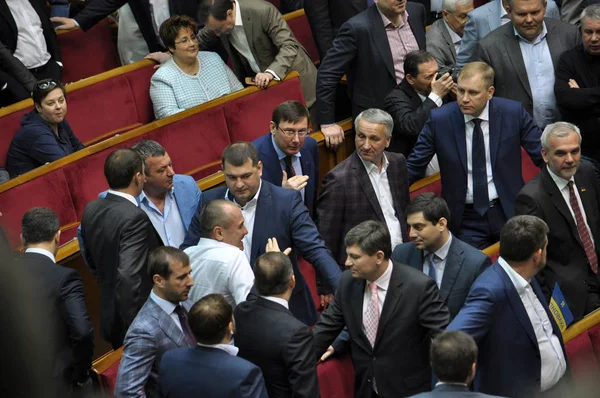 Az ülés a Parlament Verhovna Rada Ukraine_4 — Stock Fotó