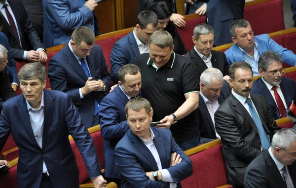 Az ülés a Parlament Verhovna Rada Ukraine_11 — Stock Fotó