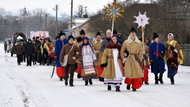 Folk festival Malanka clipart
