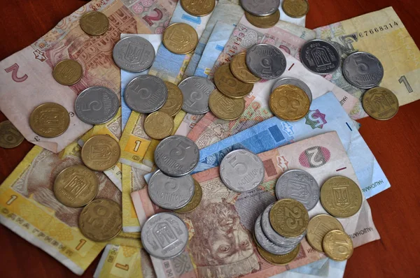 Small Ukrainian money — Stock Photo, Image