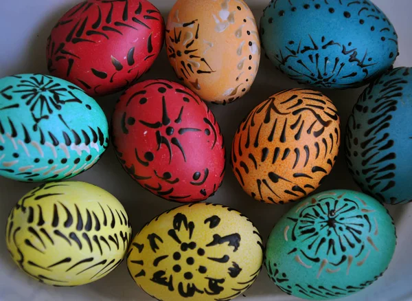 Lemko pysanka Easter_2 — Stock Photo, Image