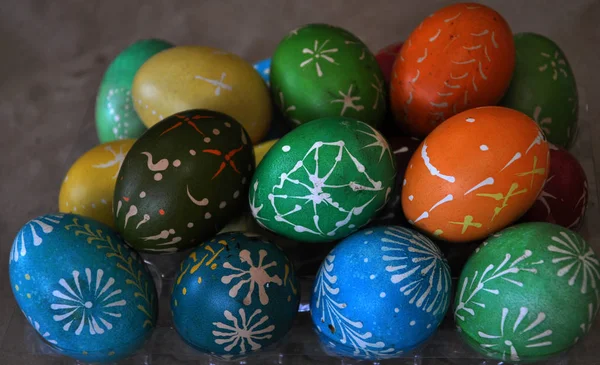 Lemko pysanka Easter_4 — Stock Photo, Image