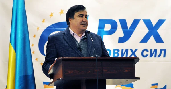 Государство и политик Михаил Саакашвили _ 14 — стоковое фото
